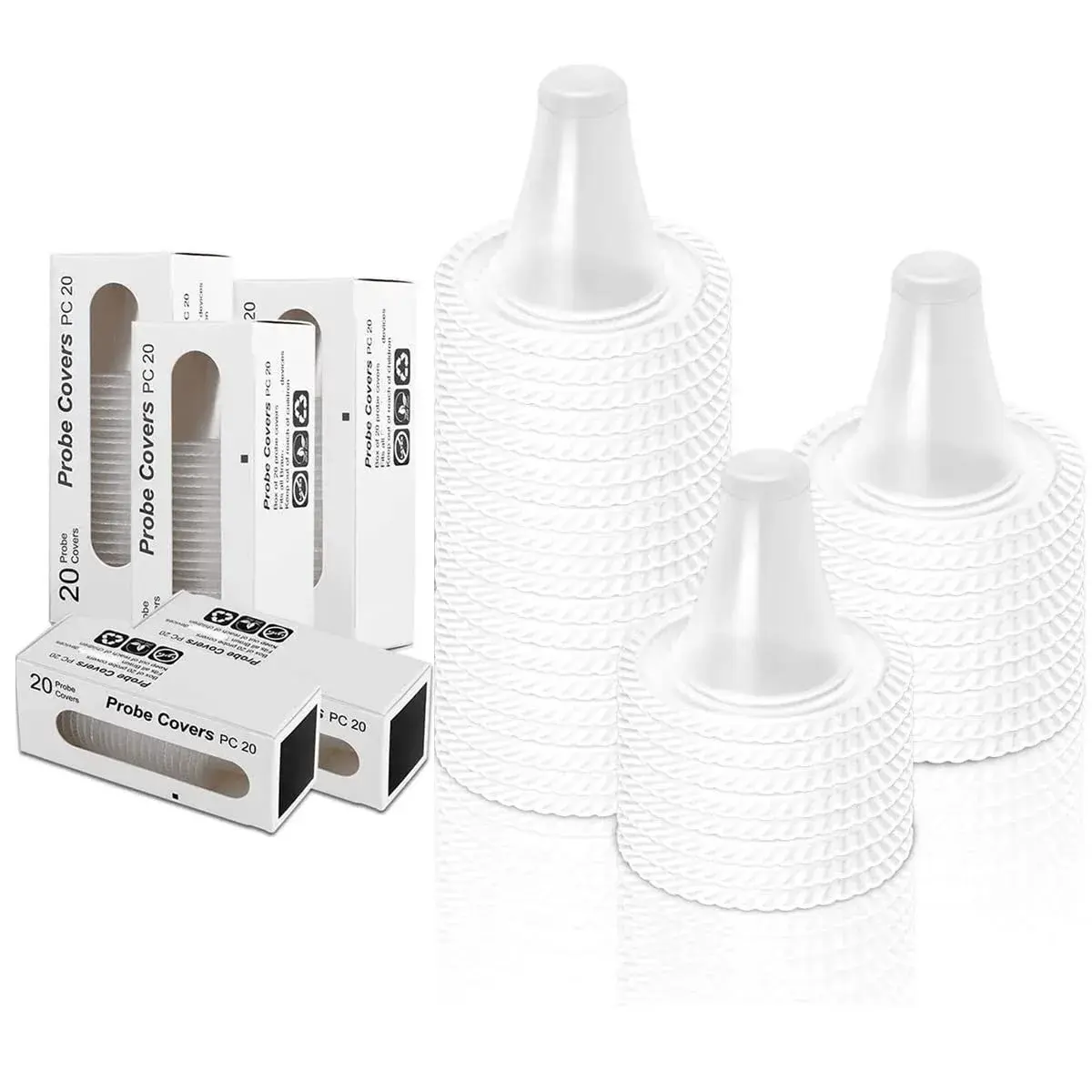 mozeeda 800 Pack Disposable Ear Thermometer Probe Covers | Protects Lens & Ensures Accuracy - main product image