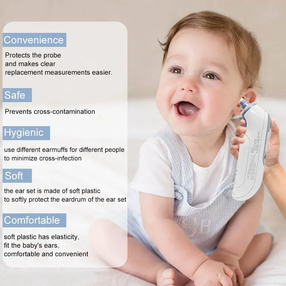 mozeeda 800 Pack Disposable Ear Thermometer Probe Covers | Protects Lens & Ensures Accuracy - view 3