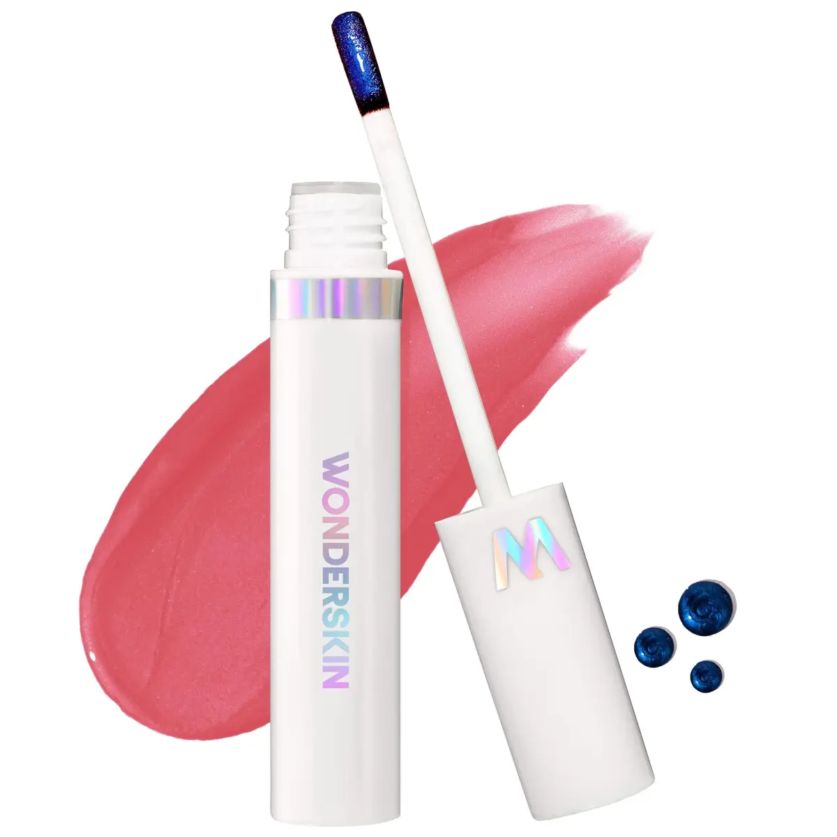 Wonderskin Wonder Blading Lip Stain Masque Romance Stain & Go 0.14 Fl Oz (4 ml) | Long-Lasting Waterproof Lip Tint - main product image