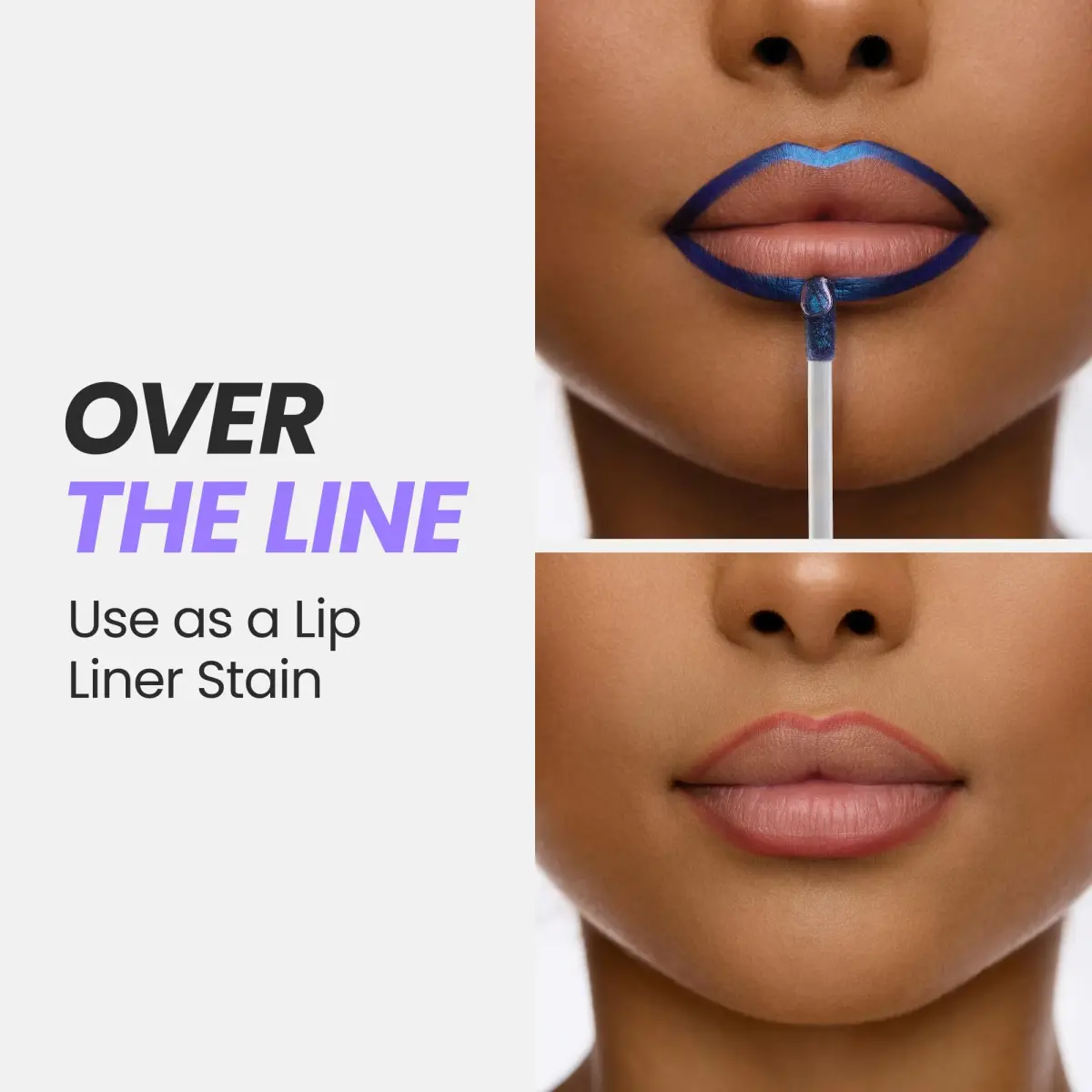 Wonderskin Wonder Blading Lip Stain Masque Romance Stain & Go 0.14 Fl Oz (4 ml) | Long-Lasting Waterproof Lip Tint - view 4