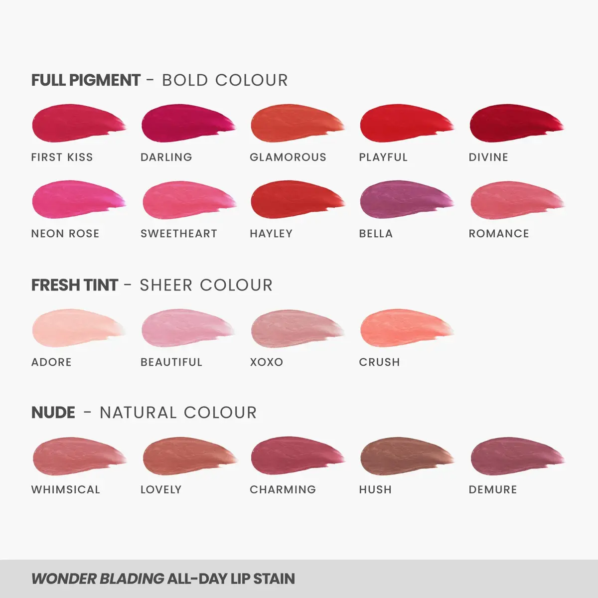 Wonderskin Hyper Staining Lip Stain Tint 5ml (0.17 Fl Oz) | Long-Lasting Waterproof Color - view 6