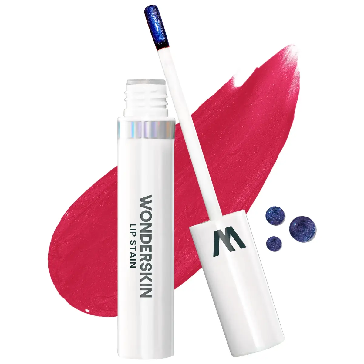 Wonderskin Lip Stain First Kiss Stain & Go (0.14 Fl Oz) | Long-Lasting Waterproof Lip Tint - main product image