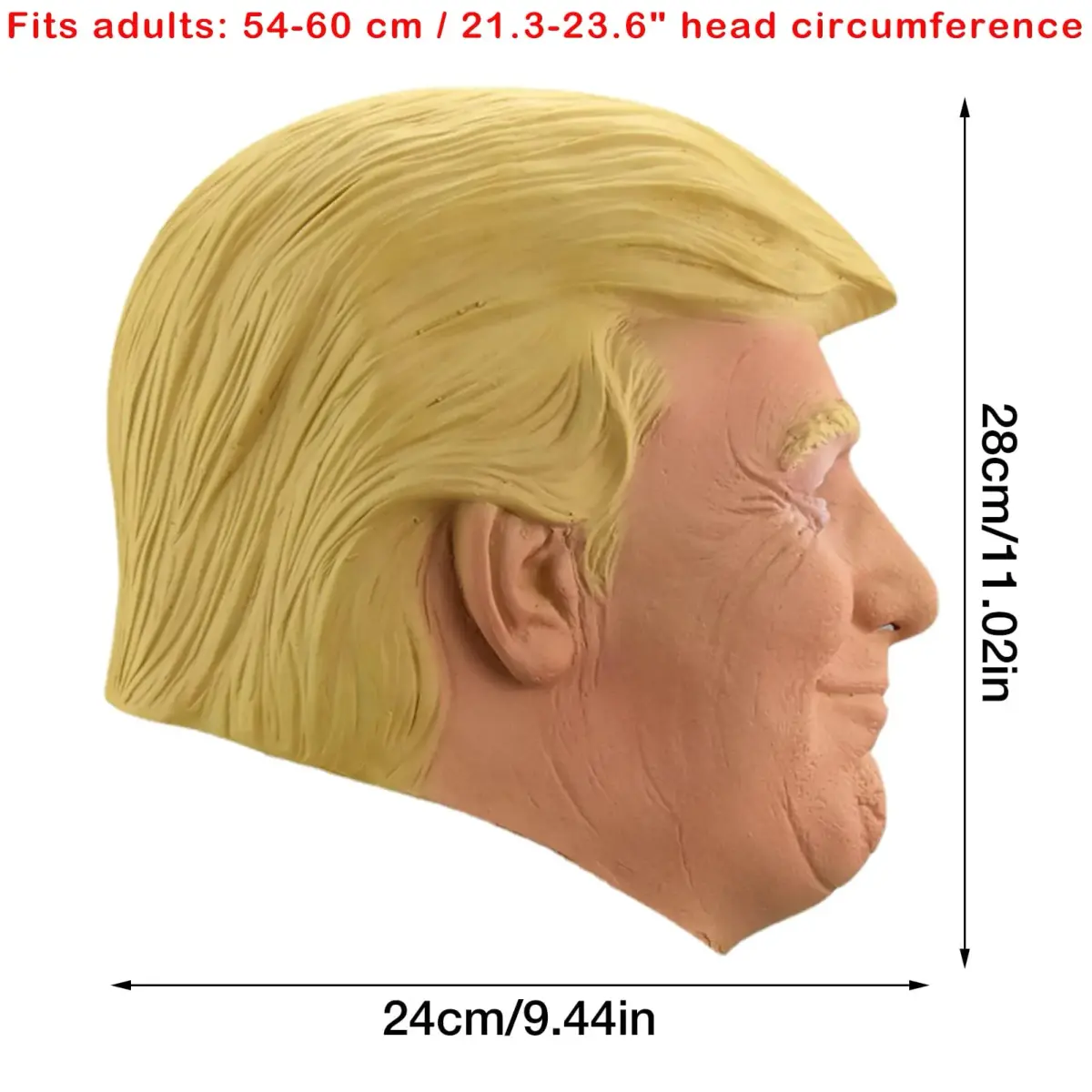 Gadluckki Realistic Old Man Latex Mask | Full Head Cosplay Costume for Adults (250g) - view 2