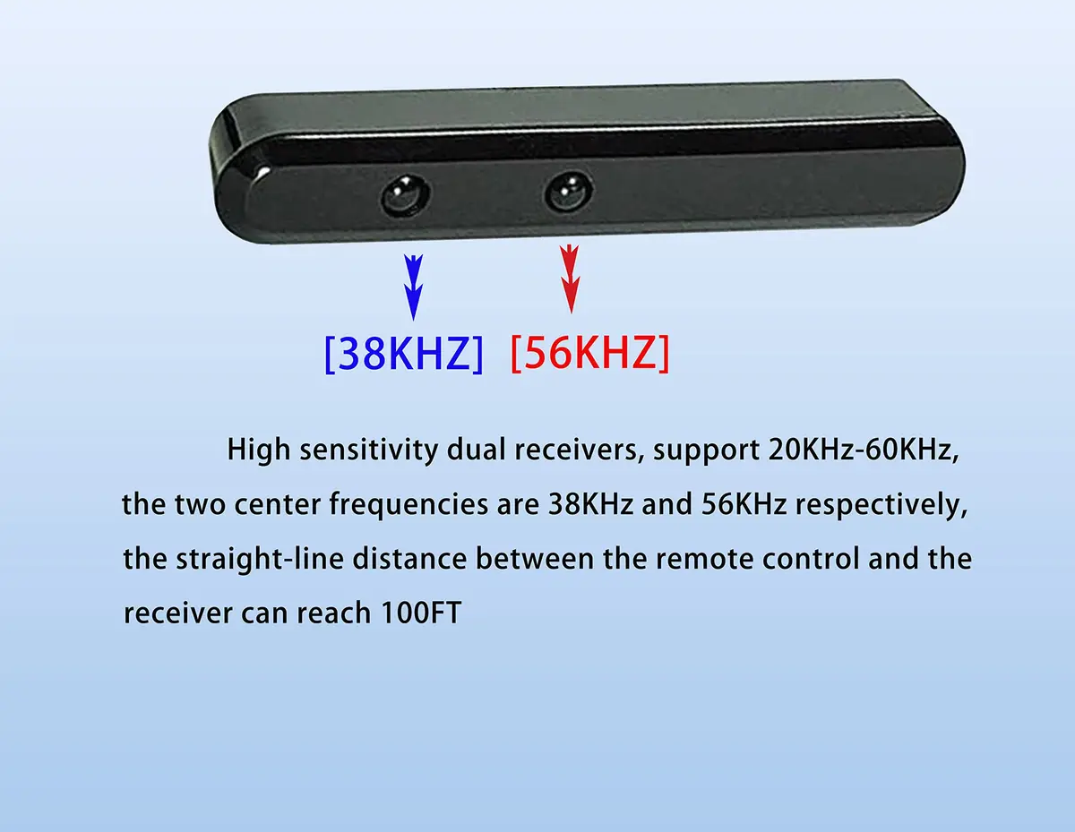 Ensigear IR Repeater Kit 4m Black | IR Signal Extender for TV & AV Devices - view 2