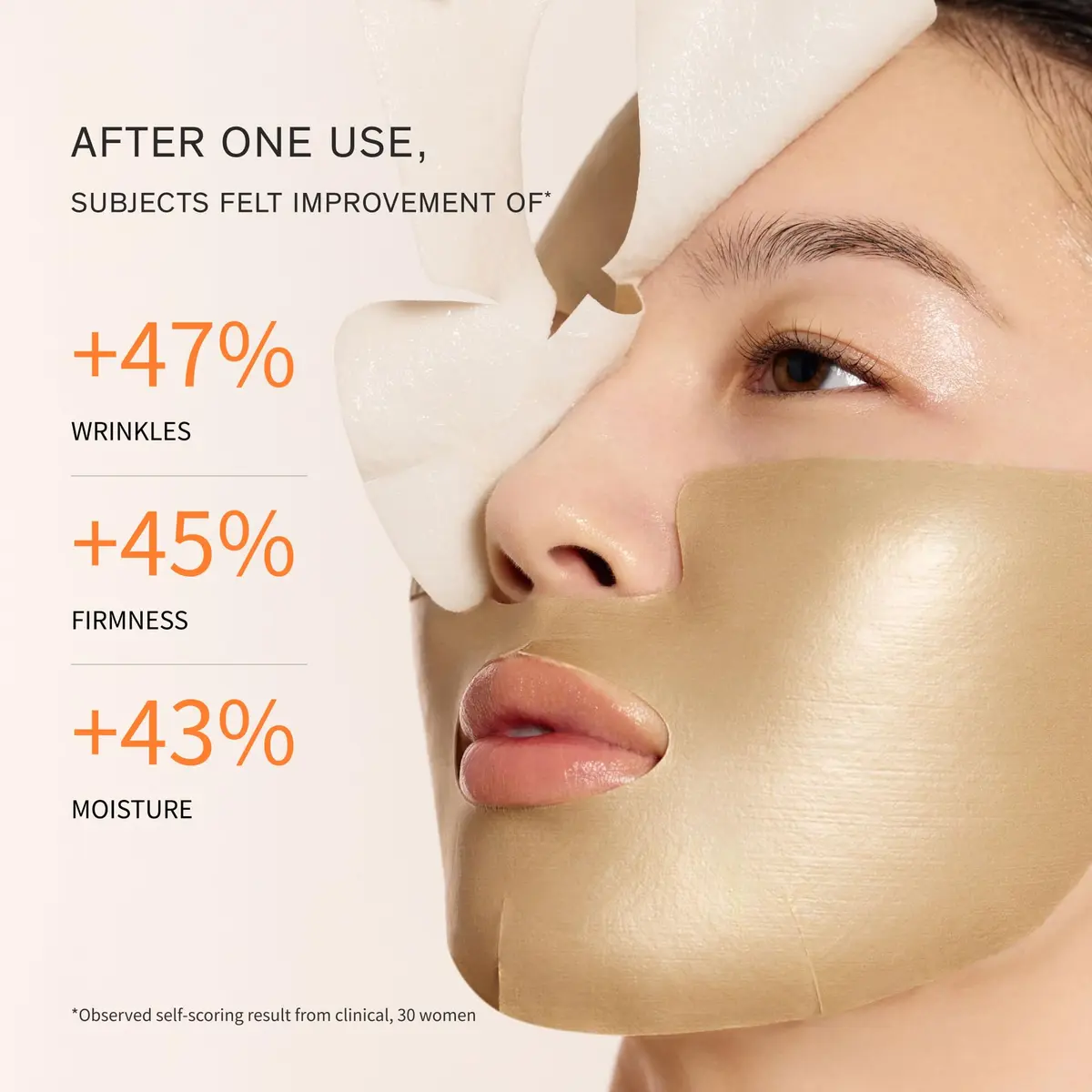 Sulwhasoo Concentrated Ginseng Rejuvenating Cream Collagen Mask 5 Pack | Visibly Smooth Fine Lines & Reinforce Skin Resilience - view 4