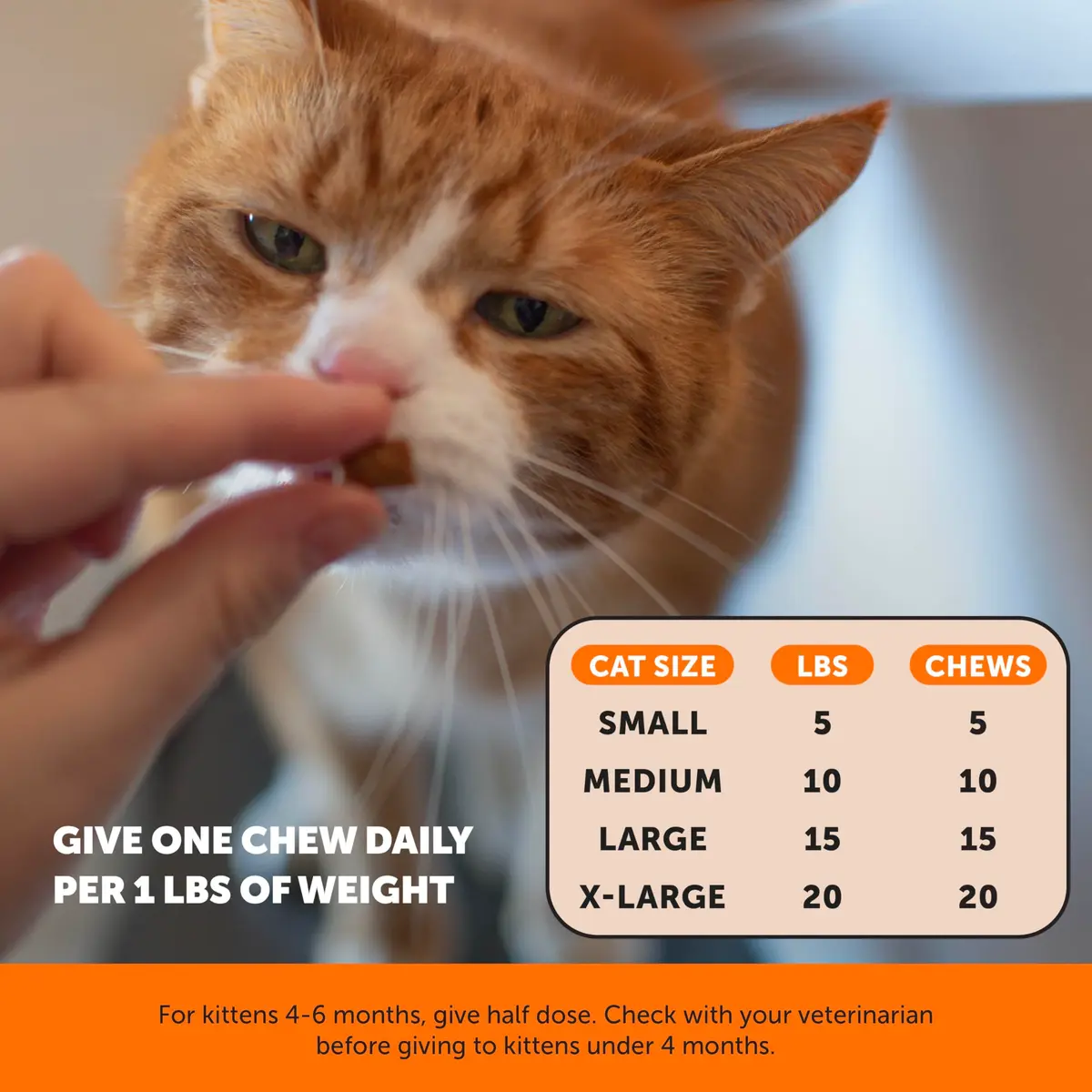 Pet Honesty Vet Backed Senior Cat Joint Supplement, Chicken, 300 Chews | Supports Mobility & Comfort - view 6