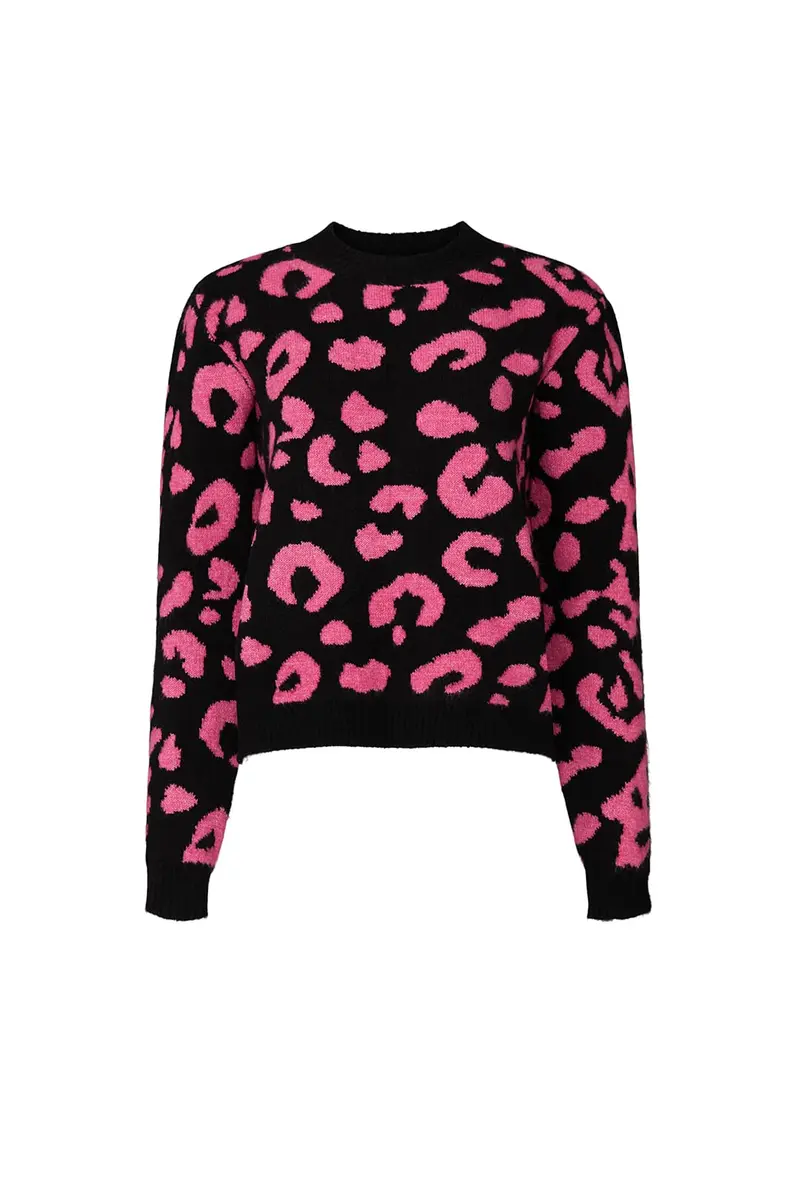Line + Dot Civet Sweater Crew Neck Cotton & Polyester | Multicolored, Large - view 2
