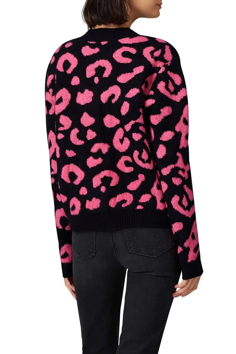 Line + Dot Civet Sweater Crew Neck Cotton & Polyester | Multicolored, Large - view 4