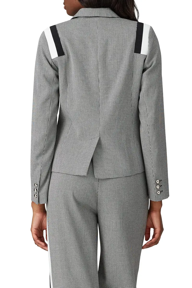 Great Jones Blazer Small | Plaid Varsity Stripe, Grey, Classic Fit (70-120 chars) - view 3
