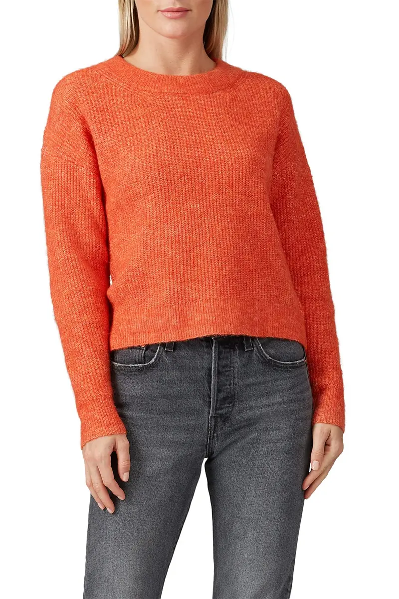 Heartloom Esther Sweater Crew Neck Cotton | Slouchy, Autumn Style (21in) - view 3