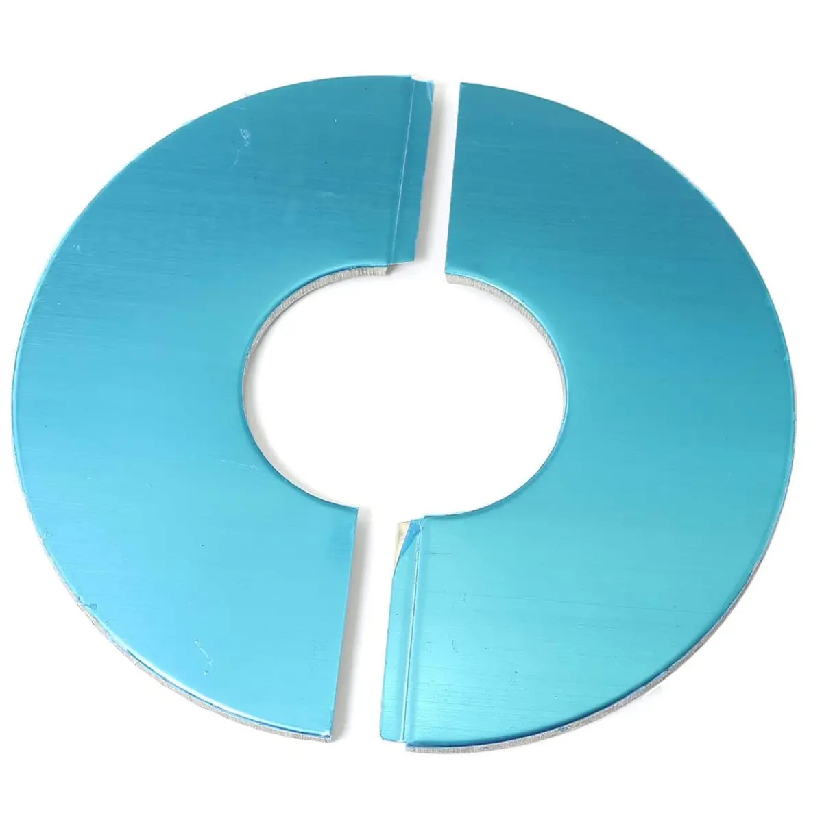 PZRT 2pcs Wall Split Flange | Stainless Steel Round Pipe Cover for 71mm Pipe - main product image