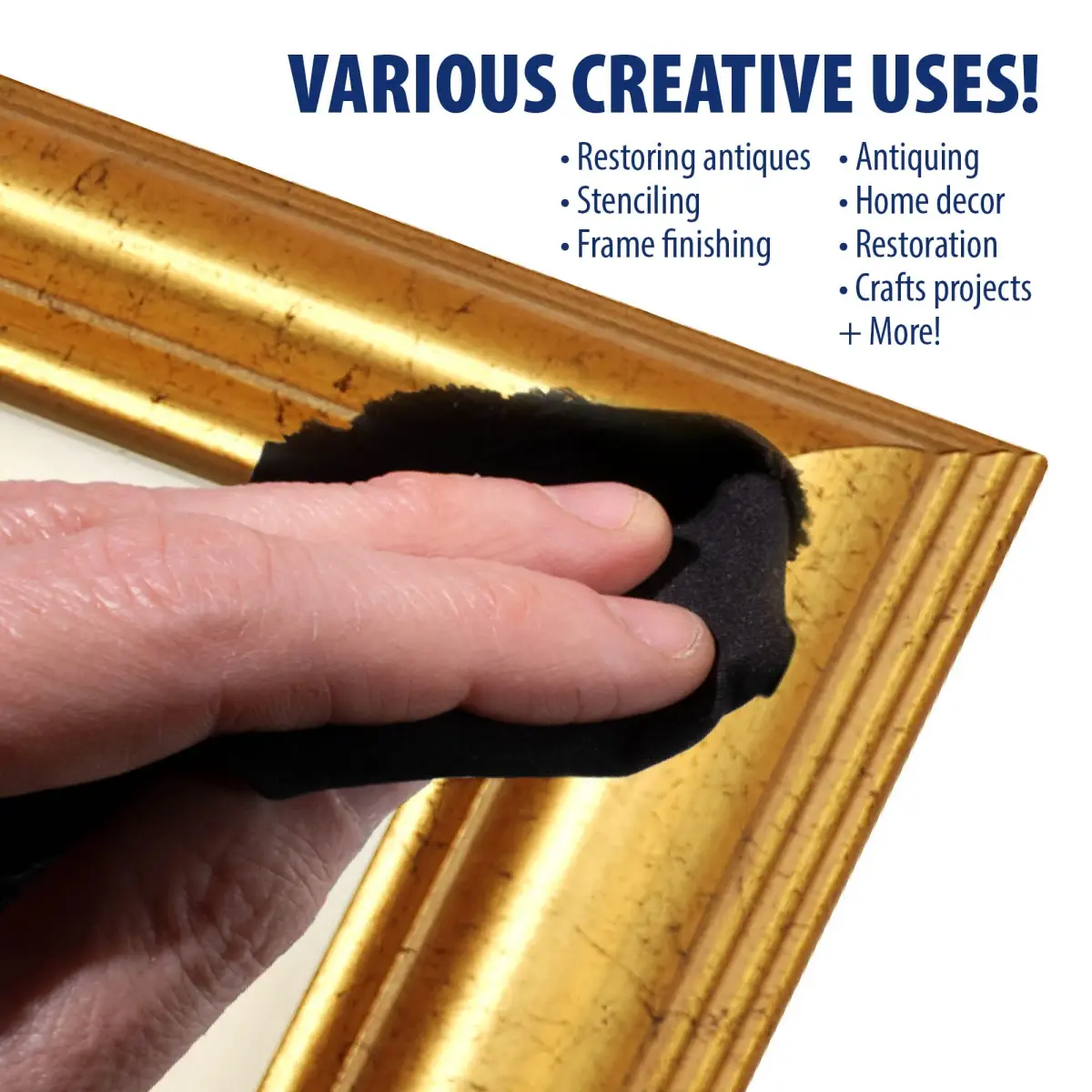 AMACO Rub n Buff Wax Metallic Finish Kit 15ml (0.5oz) Tubes | Gilding Wax for Crafts & Restoration - view 4