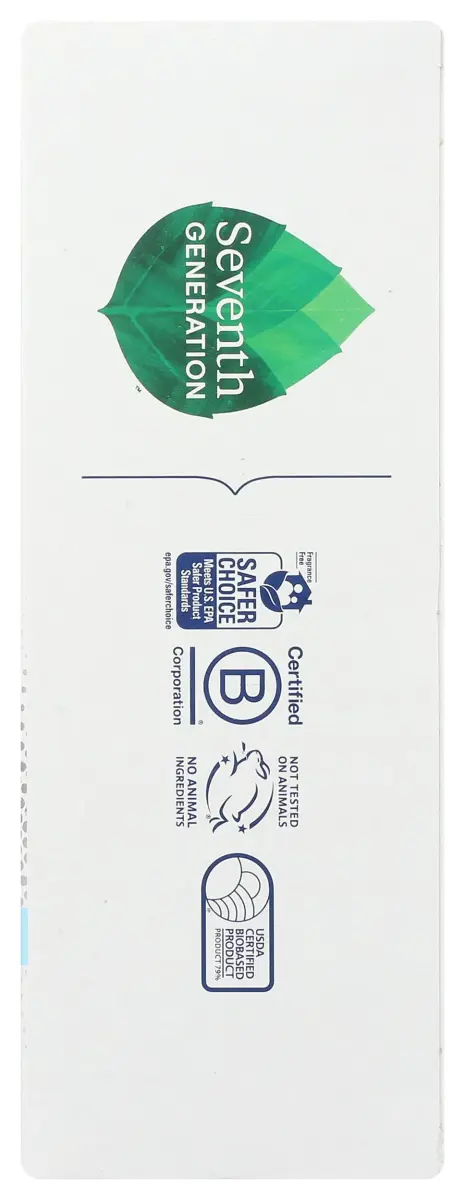 Seventh Generation Free & Clear Dishwasher Detergent Packs 45 Count | USDA Certified Biobased Product - view 5