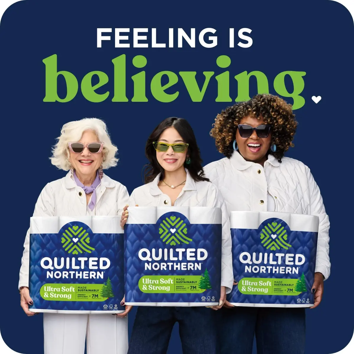 Quilted Northern Ultra Soft & Strong Toilet Paper, 1770 Sheets (6 Mega Rolls) | 2-Ply, Unscented, Septic Safe - view 2