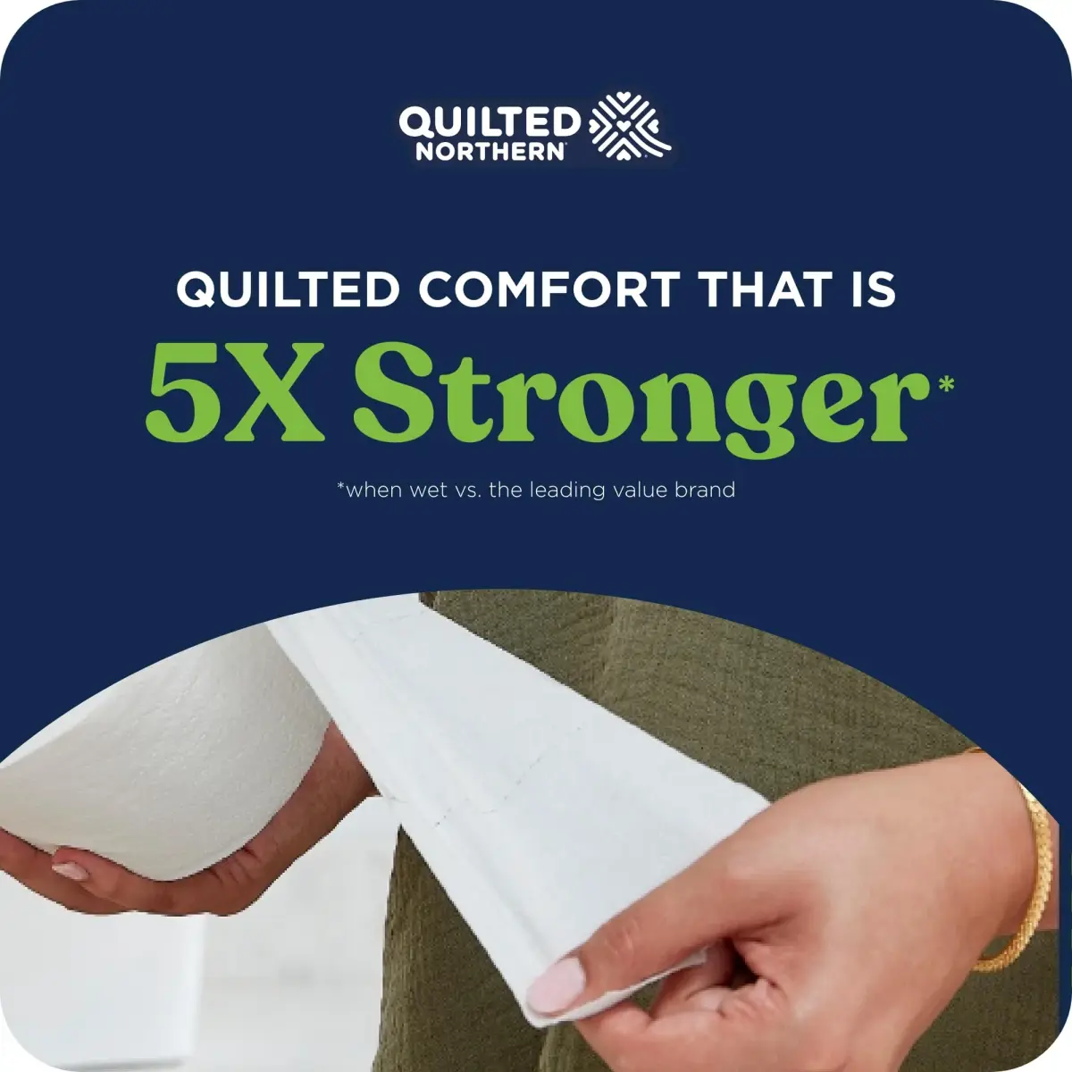 Quilted Northern Ultra Soft & Strong Toilet Paper, 1770 Sheets (6 Mega Rolls) | 2-Ply, Unscented, Septic Safe - view 3