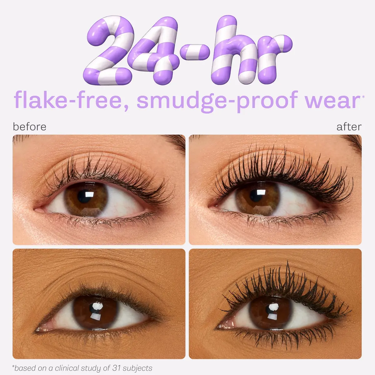 Tarte Tartelette Tubing Mascara 0.13 Fl Oz | Longwear, Smudge-Proof, Curl & Volumize, Vegan & Cruelty-Free - view 5