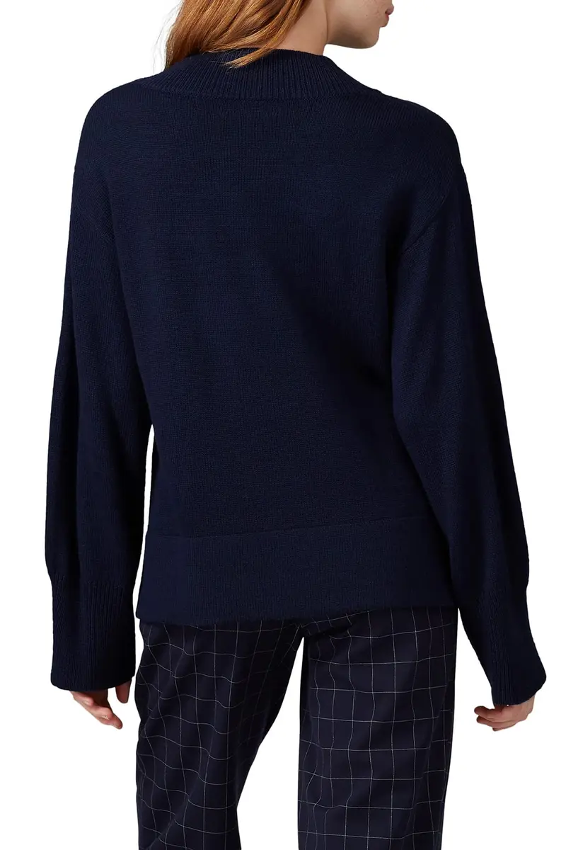 Victor Alfaro Collective Sweater | Multicolored Crew Neck Fitted Cotton, Medium - view 4