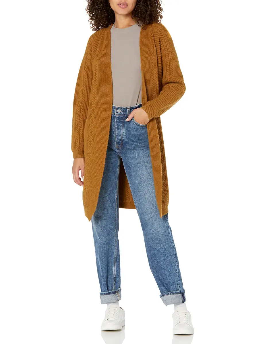 Heartloom Julien Cardigan Small | Cozy Fall Open-Front Sweater with Acrylic & Polyamide - main product image