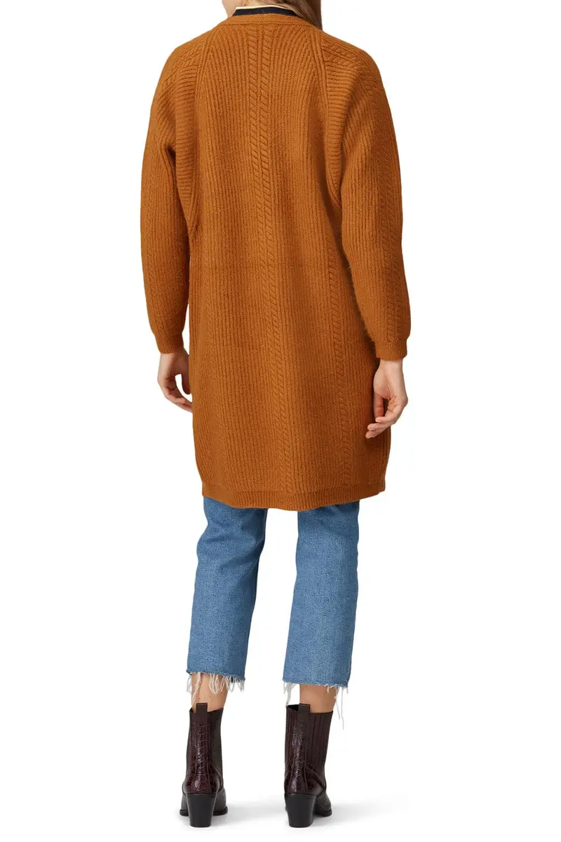 Heartloom Julien Cardigan Small | Cozy Fall Open-Front Sweater with Acrylic & Polyamide - view 4