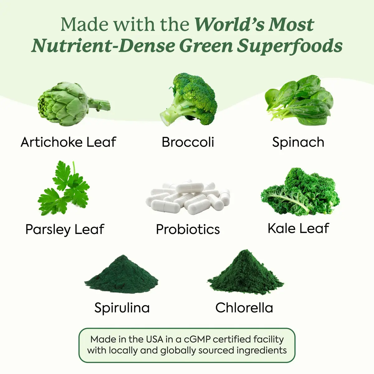 Plant People WonderGreens Veggie Gummies, Super Greens & Probiotics, 60ct | Vegan, Gluten-Free, Green Apple Flavor - view 3