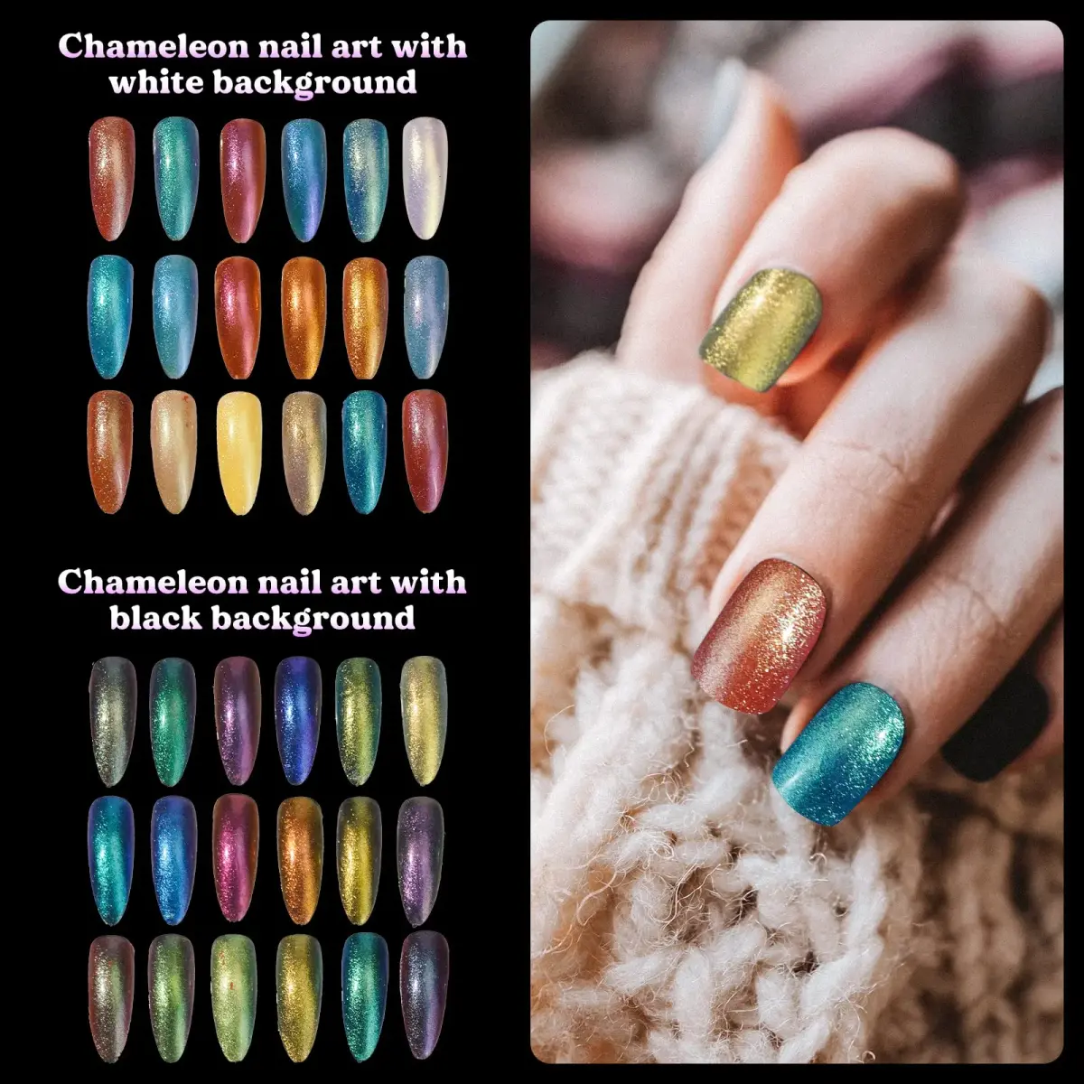 LET'S RESIN Chameleon Mica Powder Set | 18 Jars (3g/0.1oz each) Color Shift Pigment for Resin Crafts - view 4