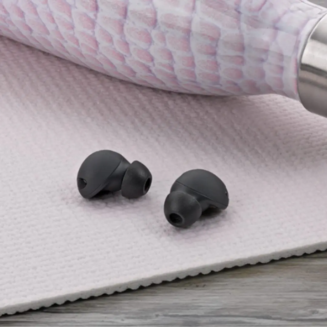 COMPLY Memory Foam Replacement Ear Tips, Black, Medium | All-Day Comfort & Secure Fit - view 8