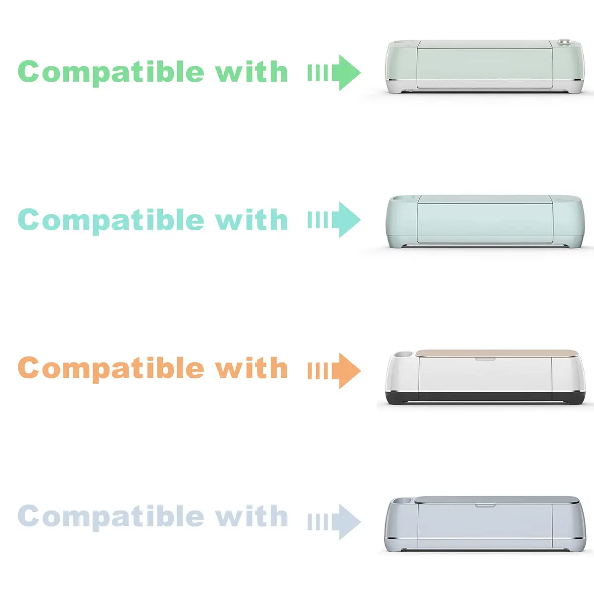 Hadwoer 4-Pack Pen Adapter Set Compatible with Cricut Explore and Maker | Expand Pen Use, Precise Height Adjustment - view 4
