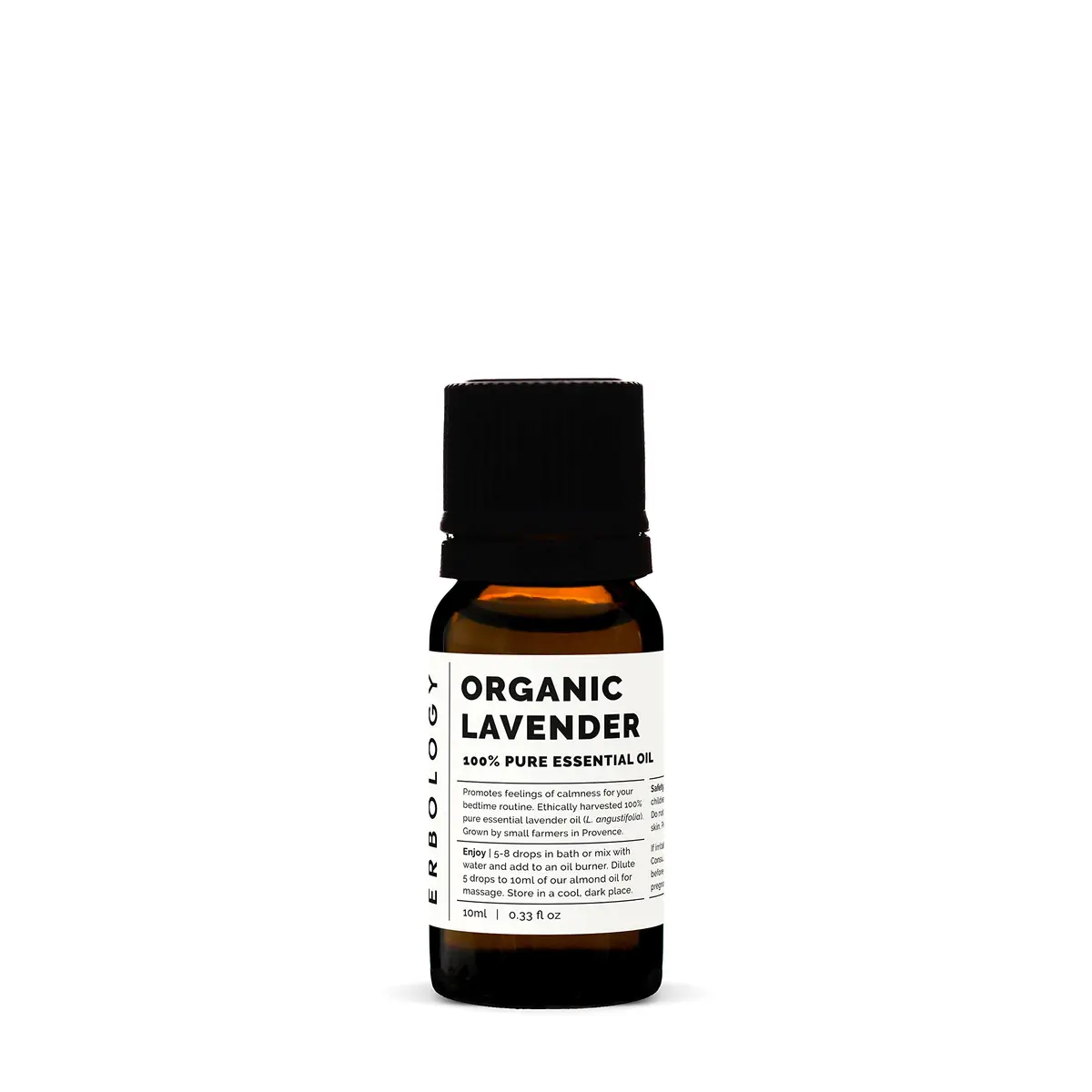 Erbology Organic Lavender Essential Oil 0.34 Fl Oz | Pure & Sustainably Sourced - main product image