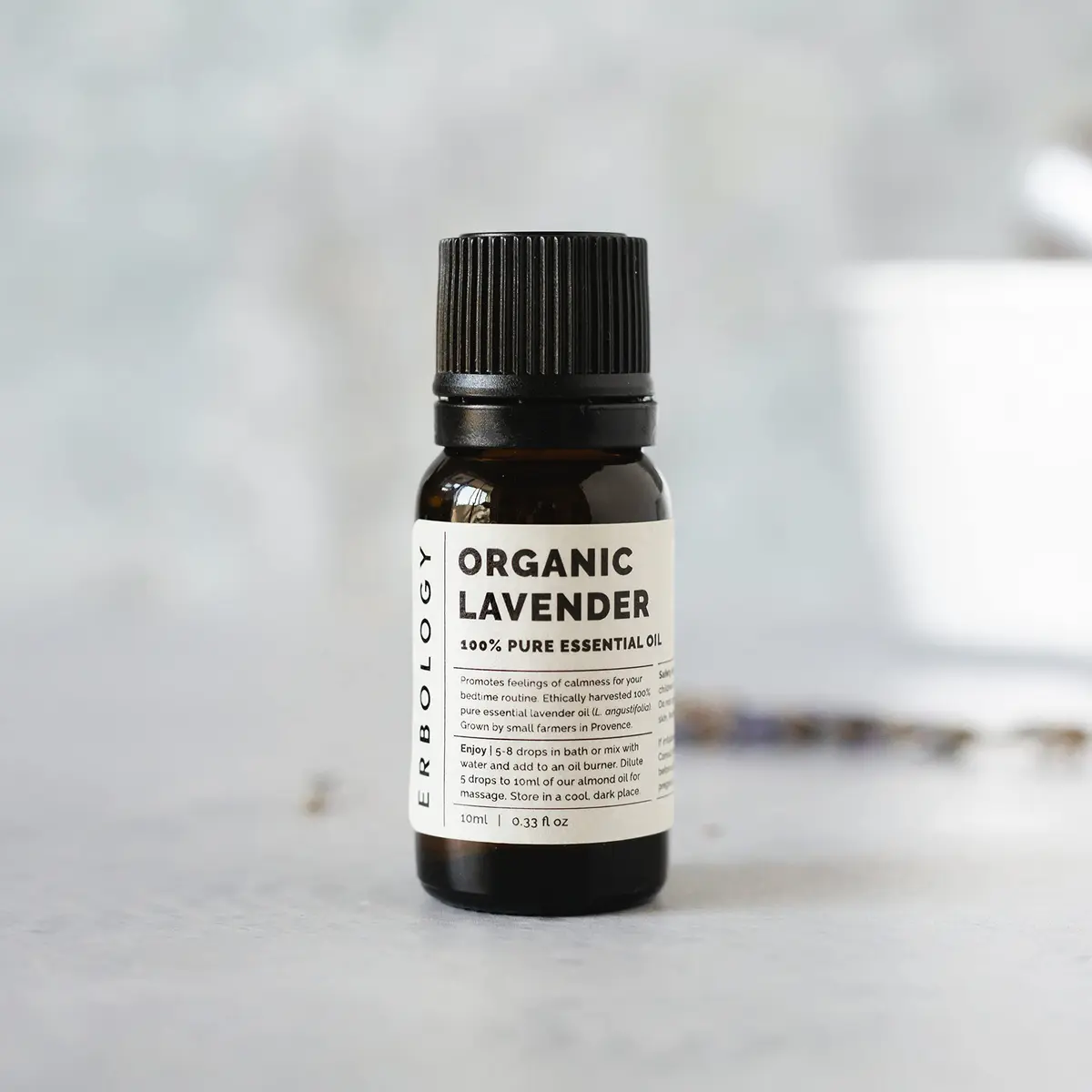 Erbology Organic Lavender Essential Oil 0.34 Fl Oz | Pure & Sustainably Sourced - view 3