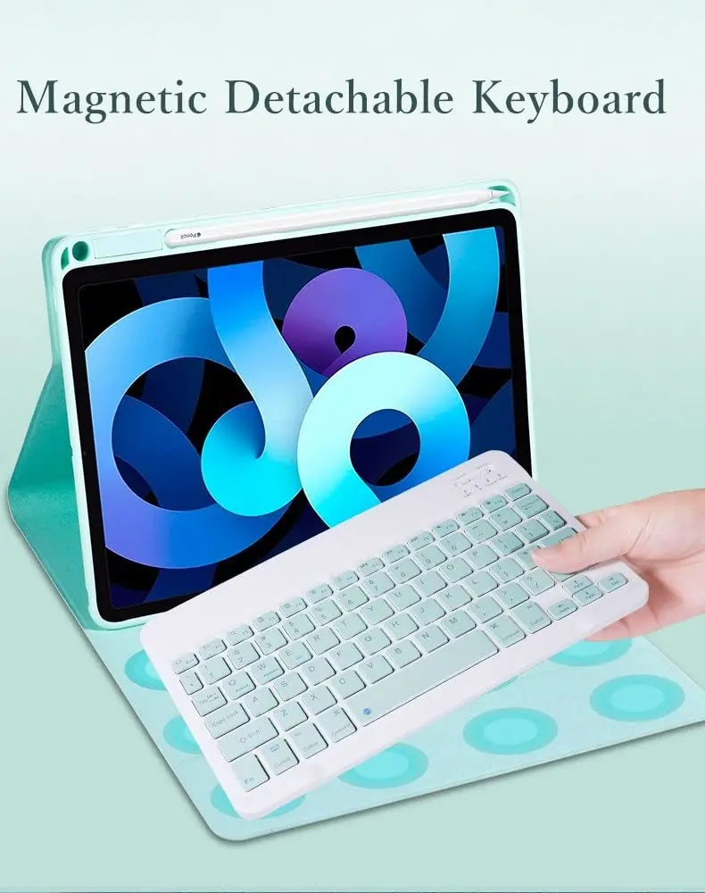 kaitesi Keyboard Case for iPad Air 11 inch (M3/M2)/Air 5th 4th Gen 10.9 Inch/iPad Pro 11 inch 4th/3rd/2nd/1st Gen | Magnetic Detachable Bluetooth Pink - view 5