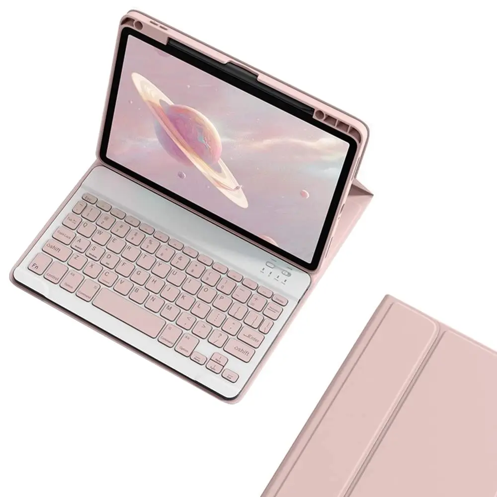 kaitesi Keyboard Case for iPad Air 11 inch (M3/M2)/Air 5th 4th Gen 10.9 Inch/iPad Pro 11 inch 4th/3rd/2nd/1st Gen | Magnetic Detachable Bluetooth Pink - main product image