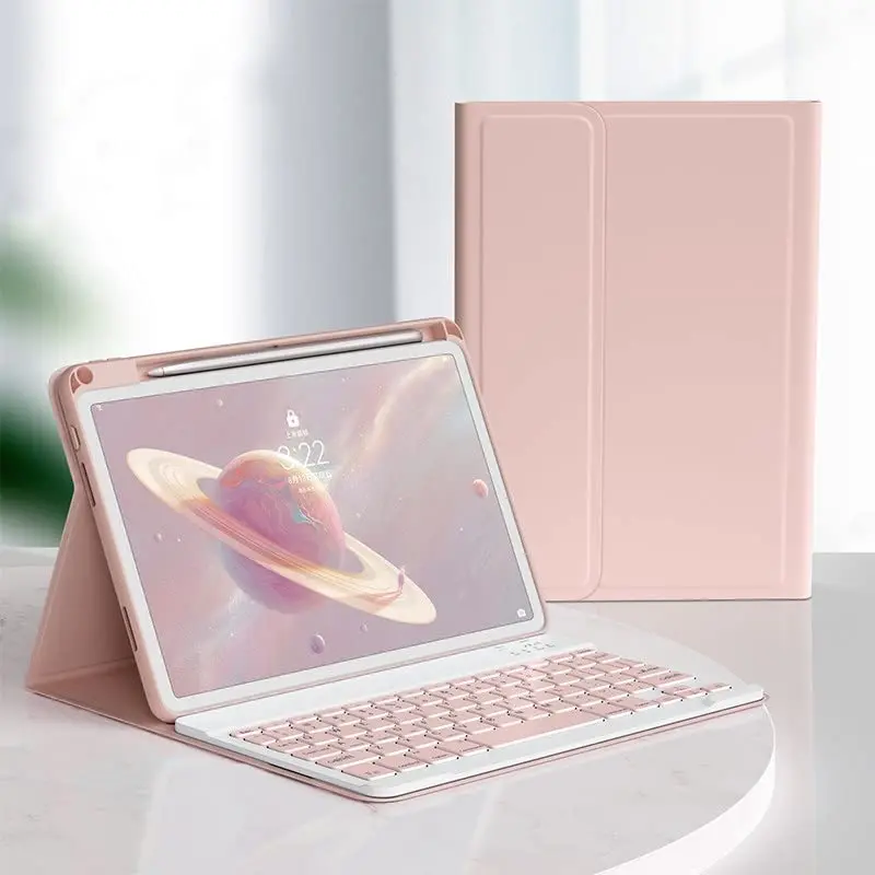 kaitesi Keyboard Case for iPad Air 11 inch (M3/M2)/Air 5th 4th Gen 10.9 Inch/iPad Pro 11 inch 4th/3rd/2nd/1st Gen | Magnetic Detachable Bluetooth Pink - view 2