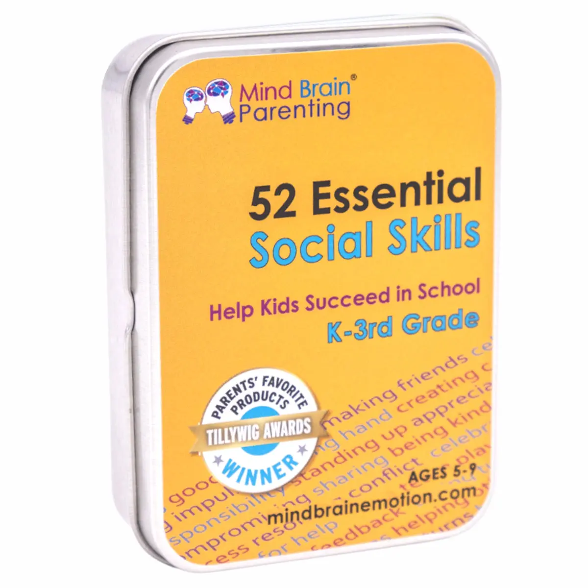 Mind Brain Emotion 52 Essential Social Skills Lessons & Teaching Tool Kit | Social Emotional Learning Activities for Parents, Teachers, School Counselor (Kindergarten, Elementary Kids) - main product image