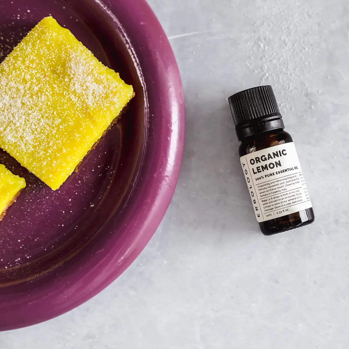 Erbology Lemon Essential Oil 0.34 Fl Oz | Organic & Pure, Refreshing & Invigorating - view 3