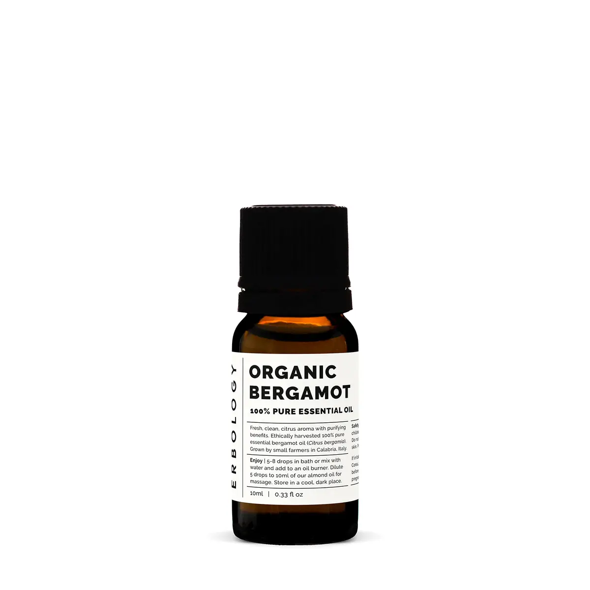 Erbology Bergamot Essential Oil 0.34 Fl Oz | Organic, Pure & Uplifting in India - main product image