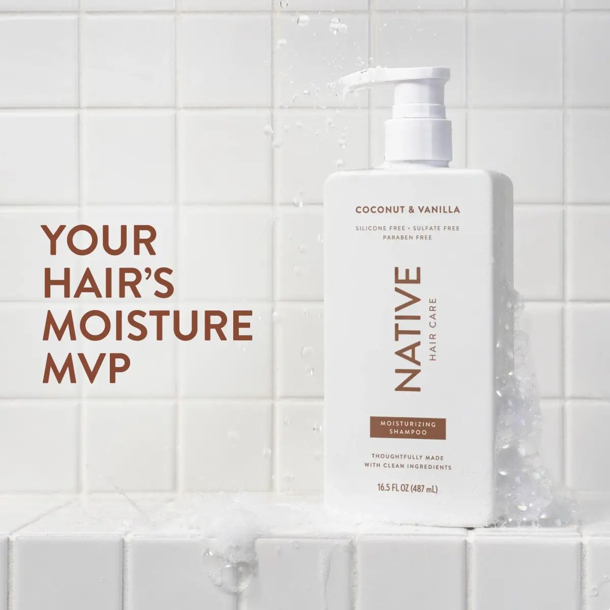 Native Coconut & Vanilla Shampoo and Conditioner Set | 16.5 fl oz (500 ml) Each - view 2