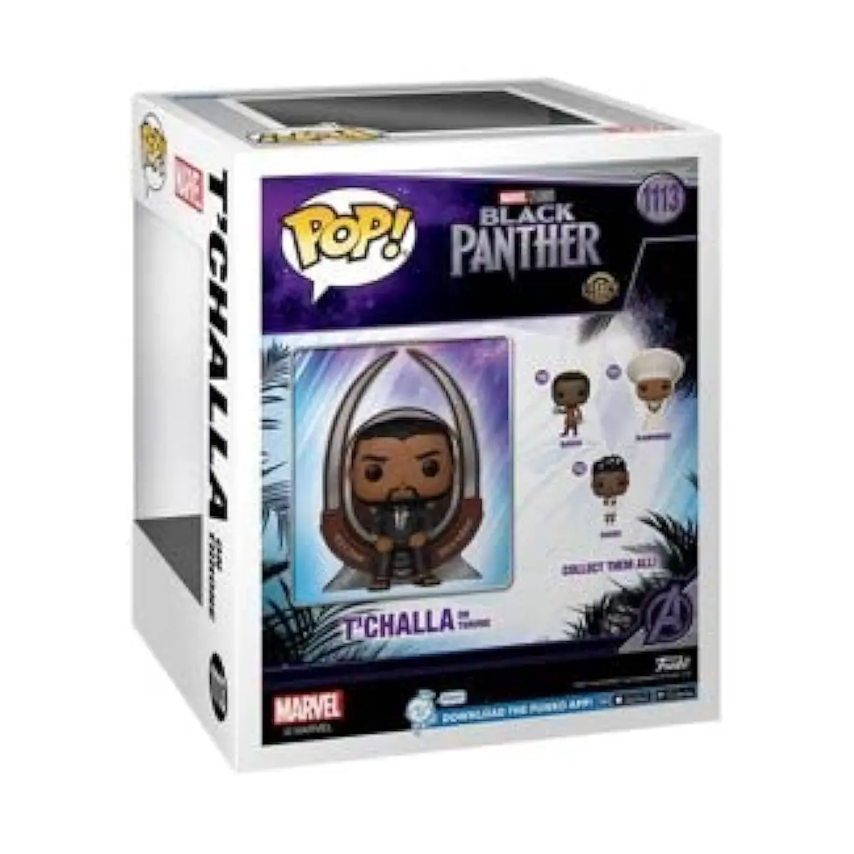 Funko Pop! Deluxe Marvel: Black Panther S1 - T'Challa on Throne Vinyl Figure | Special Edition, 1 Count, Vinyl Collectible - view 4