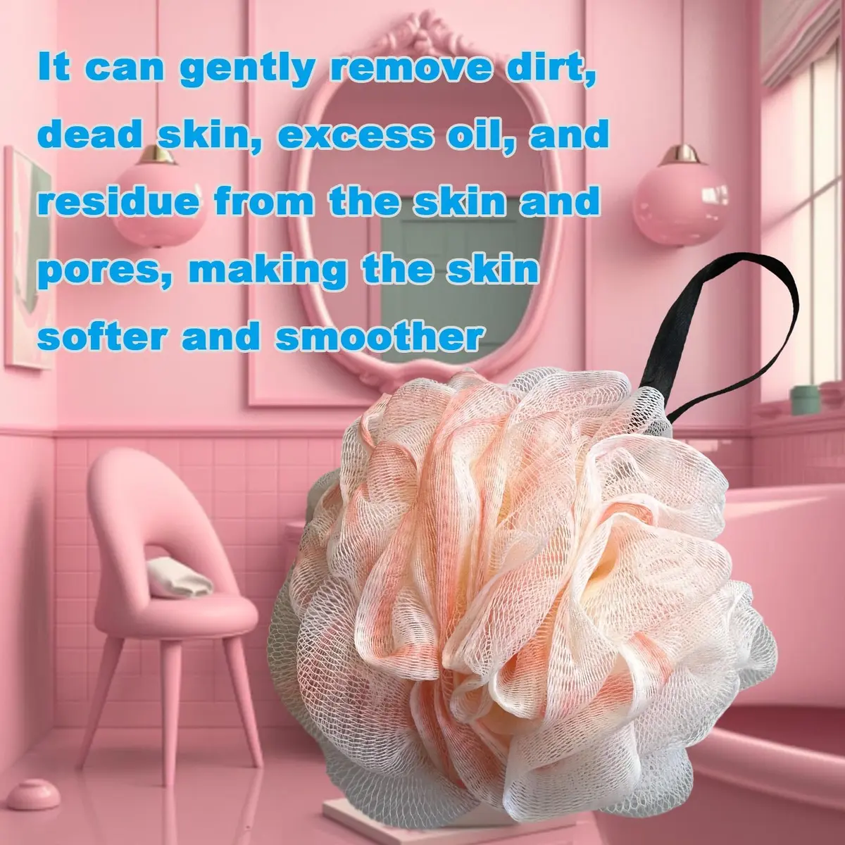GXBTOPGO Loofah Sponge 50g | Premium Natural Bath Exfoliator for All Skin Types - view 4