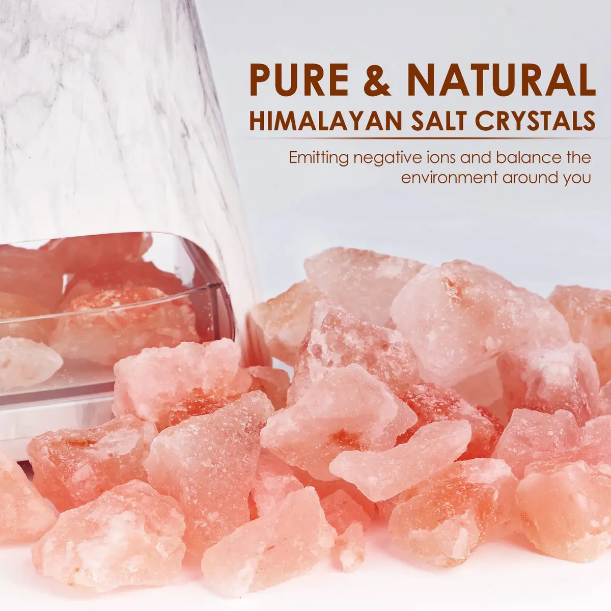 SALKING 2-in-1 Ultrasonic Aroma Diffuser & Himalayan Salt Lamp | Silent, Auto Shut-Off, 150ml - view 2