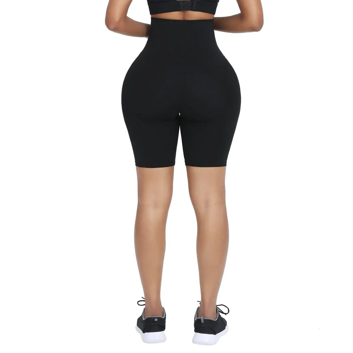 huiming Sauna Sweat Shorts for Women Slimming Compression Workout Thermo Waist Trainer Slimming Leggings Pants Body Shaper | Burn Fat & Shape Waist - view 4