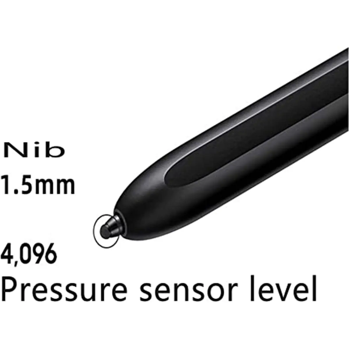 CaoXiong Galaxy Z Fold 4/3/5 S Pen Fold Edition for Samsung Galaxy Z Fold 3/4/5, EJ-PF946BBEGUS, with Replacement Tips/Nibs+Card Pin (Black) | 4096 Pressure Levels - view 2