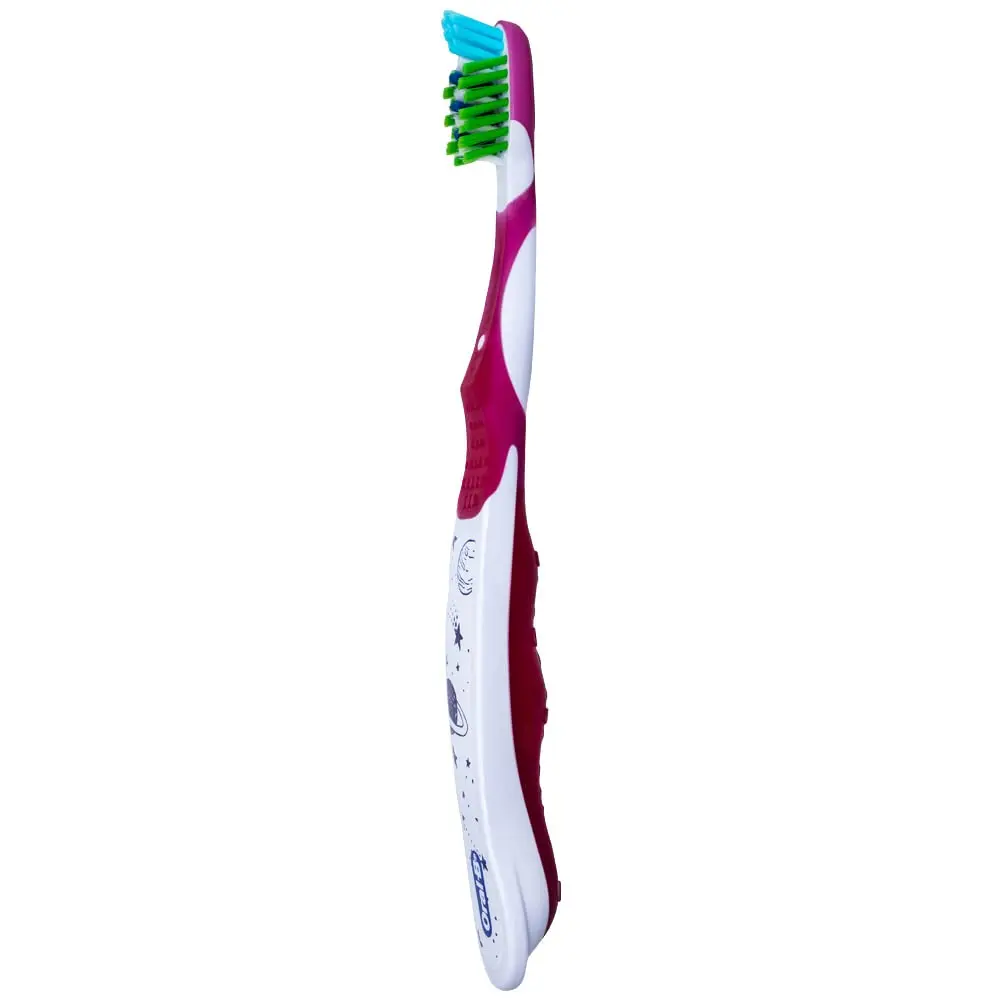 Oral-B Pro-Health Junior CrossAction Galaxy Toothbrush, Ages 6+, Soft - Pack of 3 | Dentist Recommended Manual Toothbrush - view 4