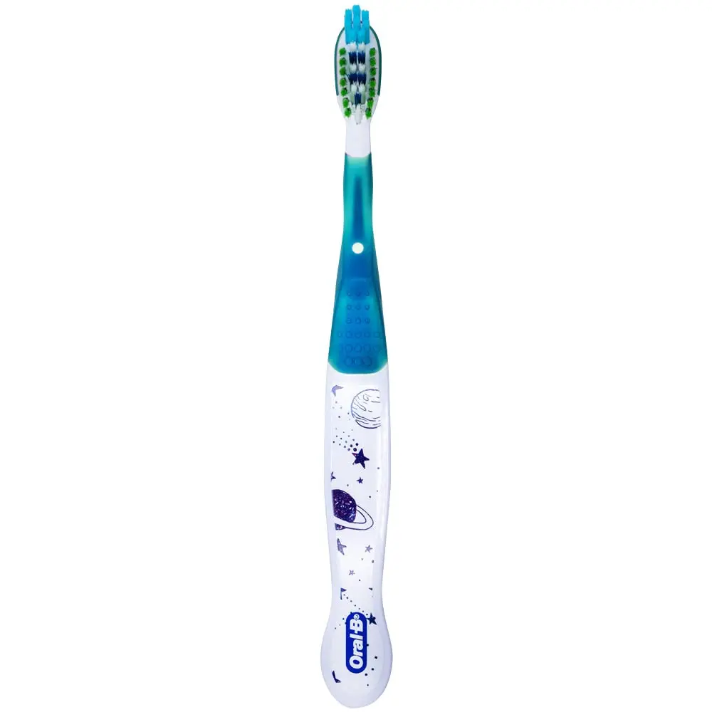 Oral-B Pro-Health Junior CrossAction Galaxy Toothbrush, Ages 6+, Soft - Pack of 3 | Dentist Recommended Manual Toothbrush - view 7