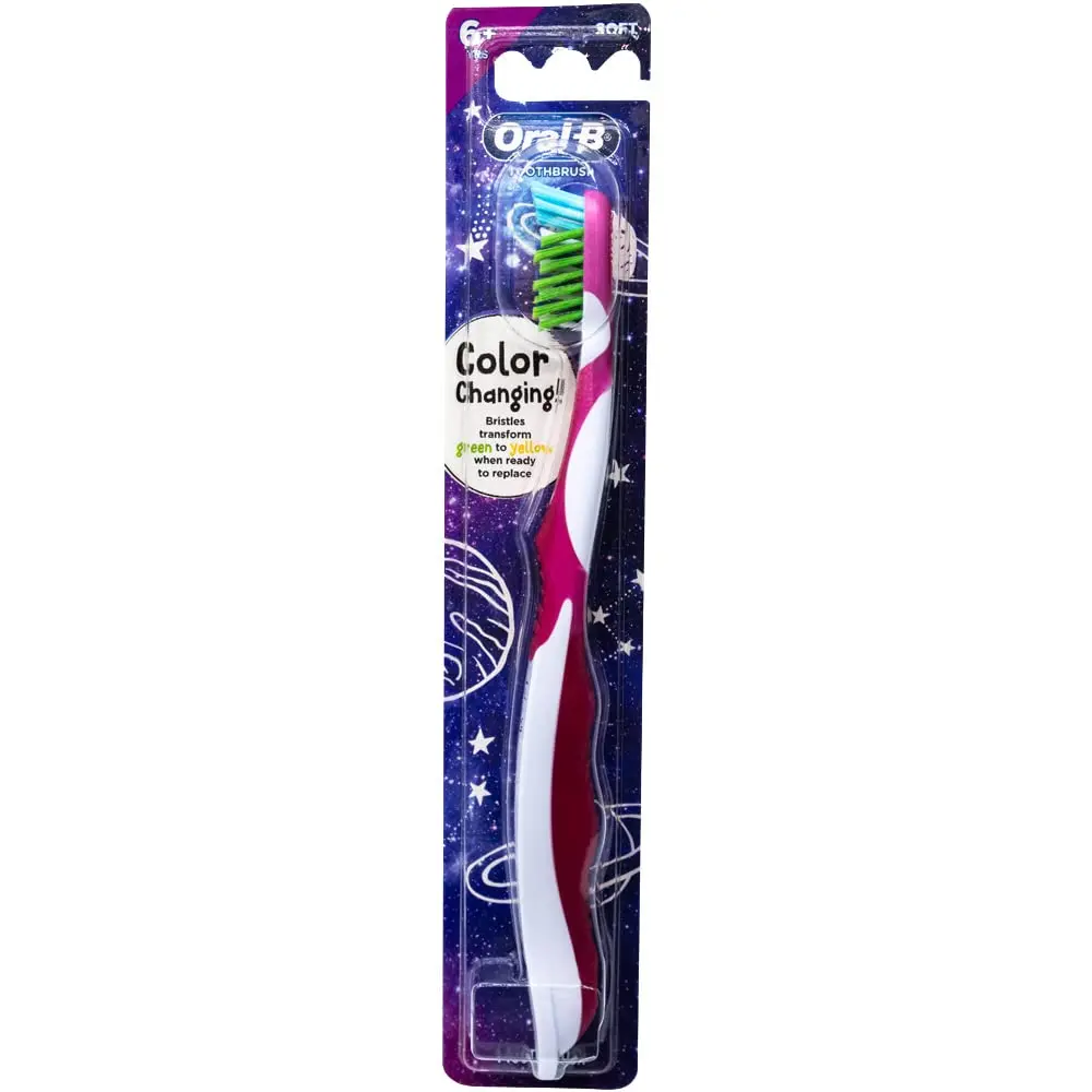 Oral-B Pro-Health Junior CrossAction Galaxy Toothbrush, Ages 6+, Soft - Pack of 3 | Dentist Recommended Manual Toothbrush - view 3
