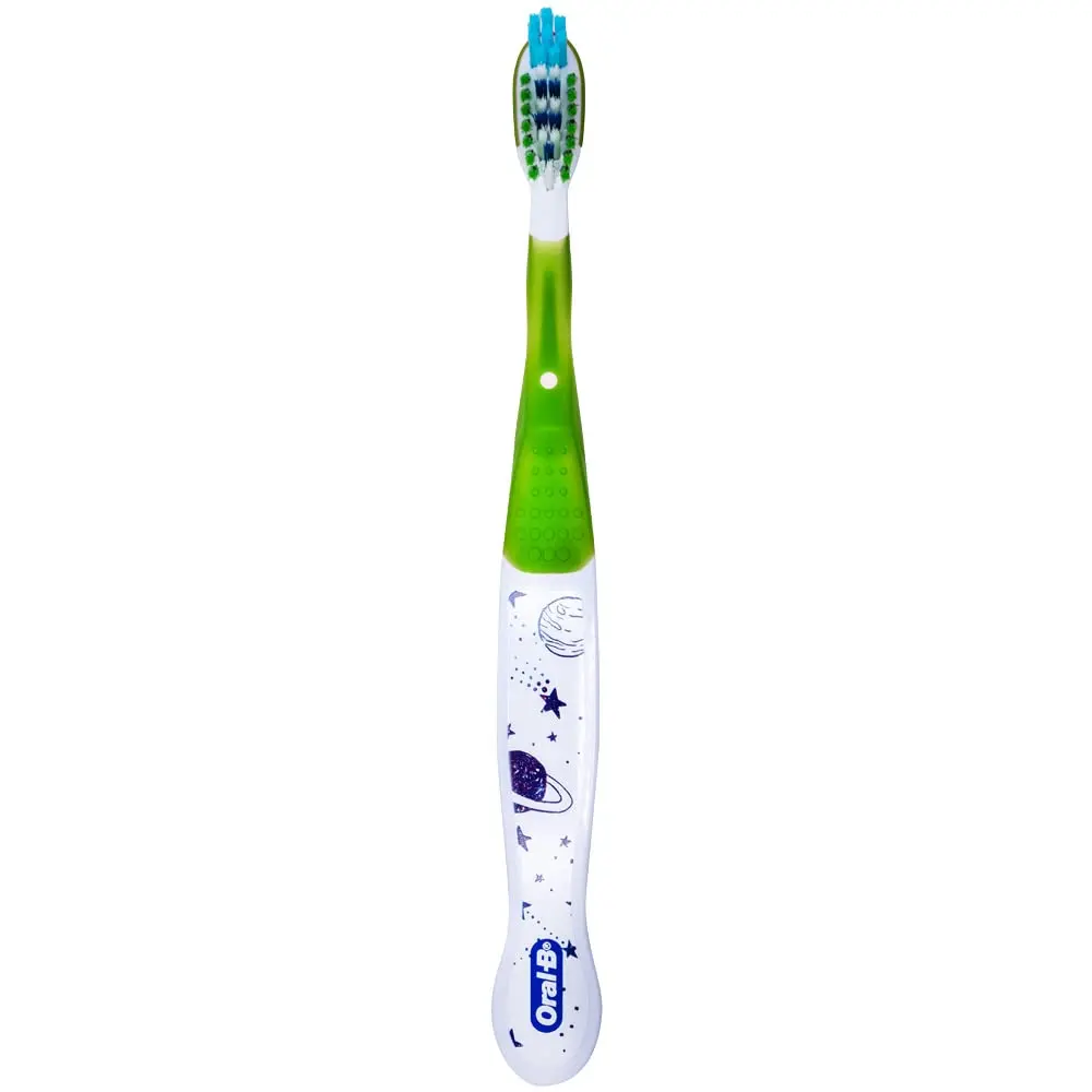 Oral-B Pro-Health Junior CrossAction Galaxy Toothbrush, Ages 6+, Soft - Pack of 6 | Cleans Gaps & Changing Teeth - view 4