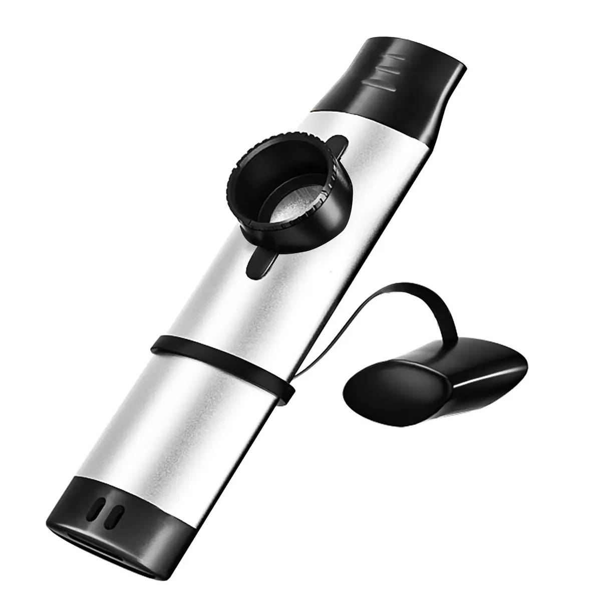 TianChunyue Silver Brass & Woodwind Instrument | Adjustable Tone Kazoo for Musicians - main product image
