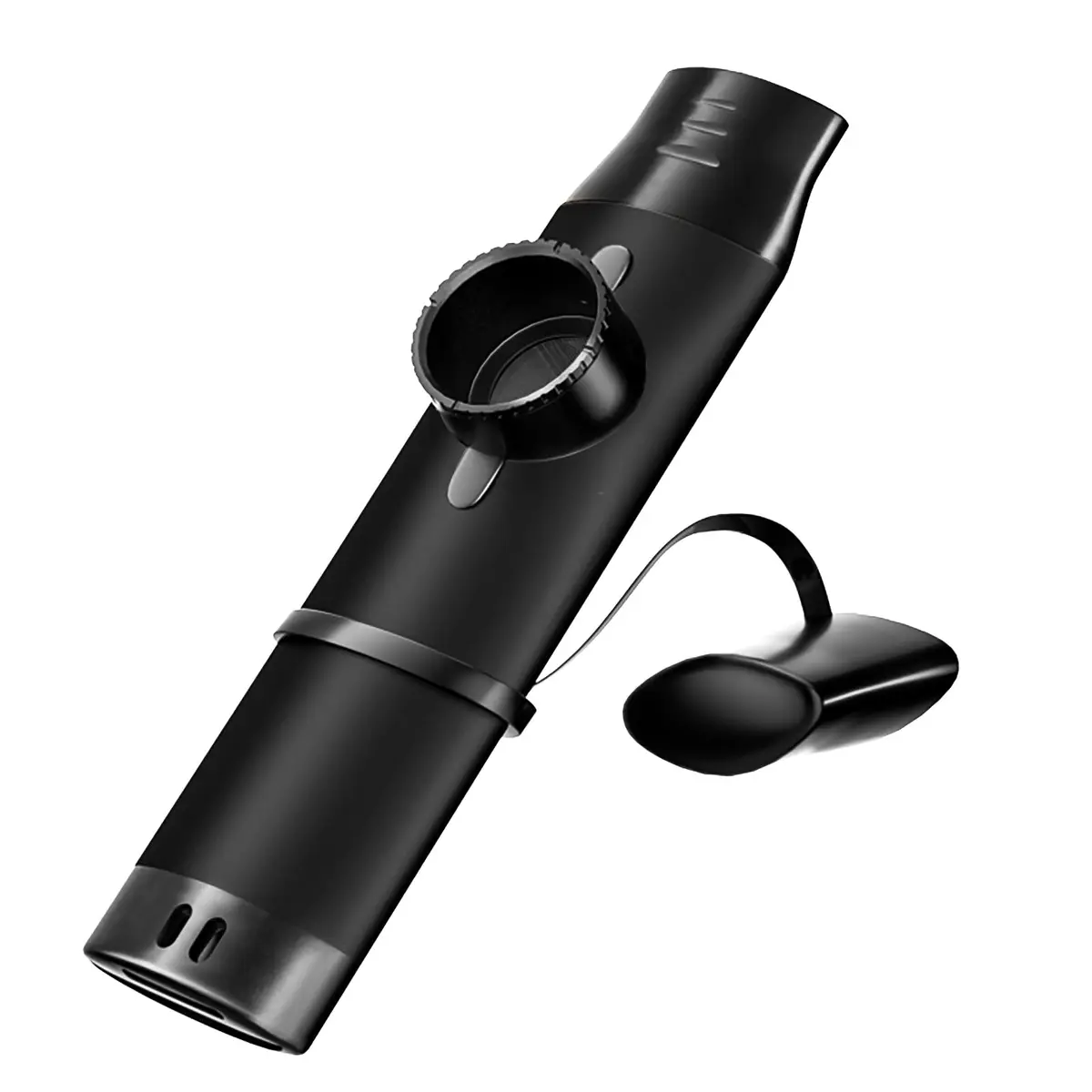 TianChunyue Metal Kazoo 5 Diaphragms | Adjustable Tone for Most Instruments (Black) - main product image