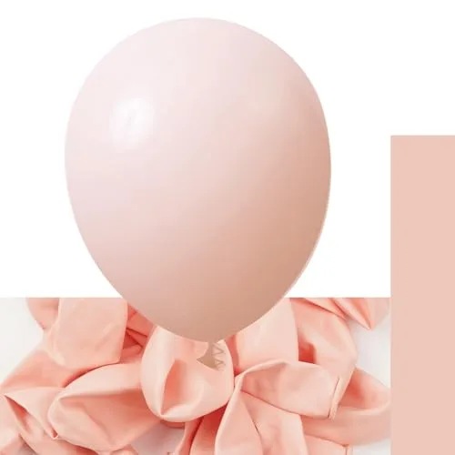 PartyWoo Pastel Orange Balloons 100 pcs Assorted Sizes (36, 18, 12, 10, 5 Inch) | Non-Toxic Latex Party Decor - main product image