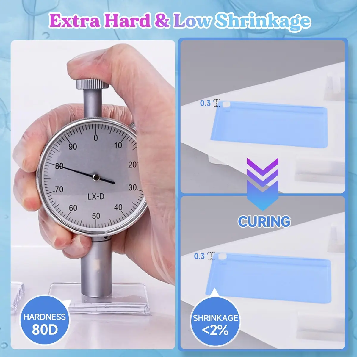 LET'S RESIN UV Resin 200g High Viscosity Clear Hard Type for Crafts, Doming, Coating | Quick-Curing, Low Shrinkage, Anti-Yellowing - view 5