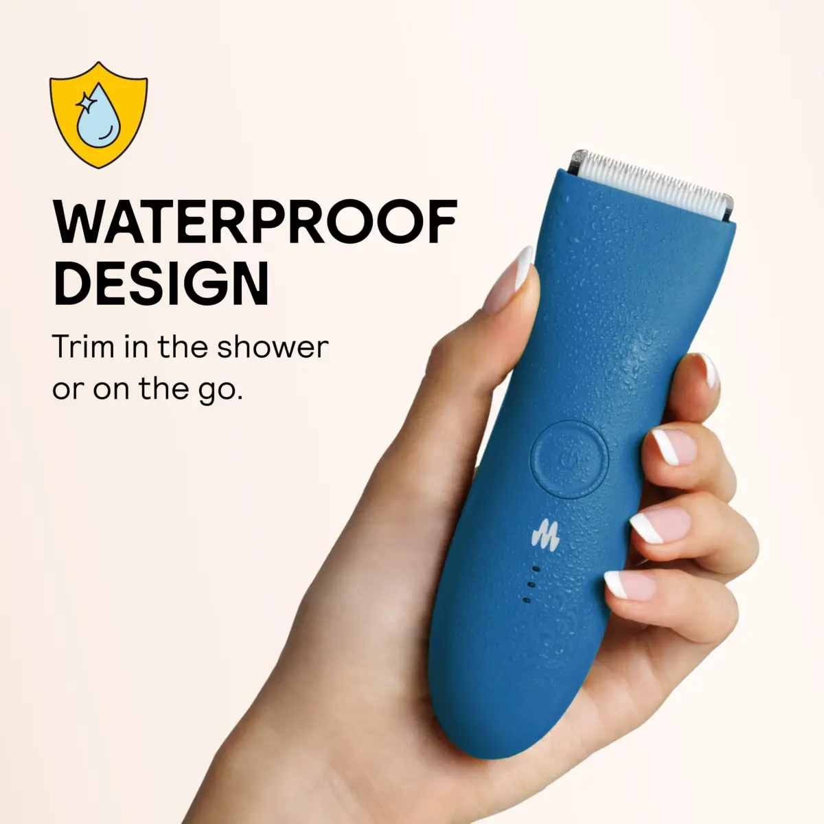 MERIDIAN The Trimmer Original Body Hair Trimmer for Men, Waterproof & Rechargeable, 3-12mm Guides | Smooth, Irritation-Free Grooming - view 5